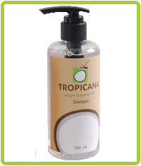Шампунь «TROPICANA VIRGIN COCONUT OIL» на основе кокосового масла Для лечения поврежденных, сухих и секущихся волос, от выпадения волос. 