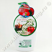 Гель для душа с алоэ вера, муцином улитки, экстрактом томатов "Tomato aloe snail body wash"